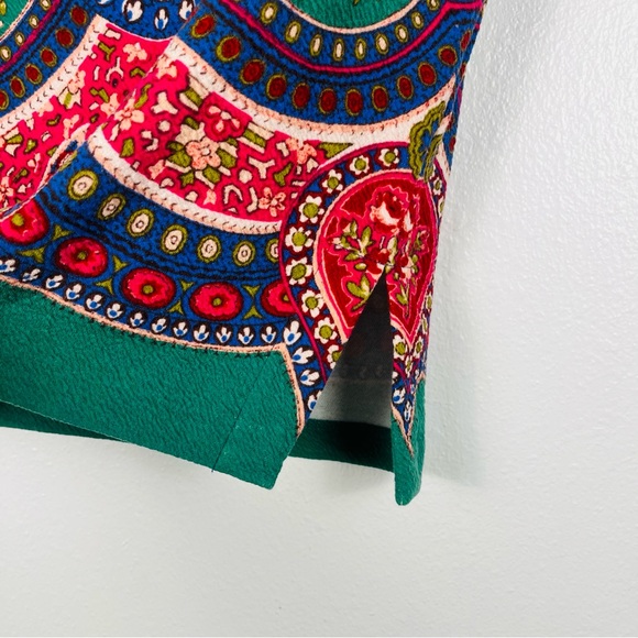 Anthropologie Maeve Multicolor Textured Knit Stretch Pencil Skirt Size 2 - Picture 4 of 6